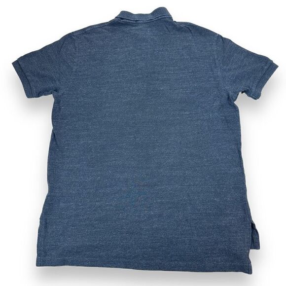 Ralph Lauren Polo Shirt Mens Size Large L Charcoal Gray Short Sleeve Purple Pony - Picture 2 of 8